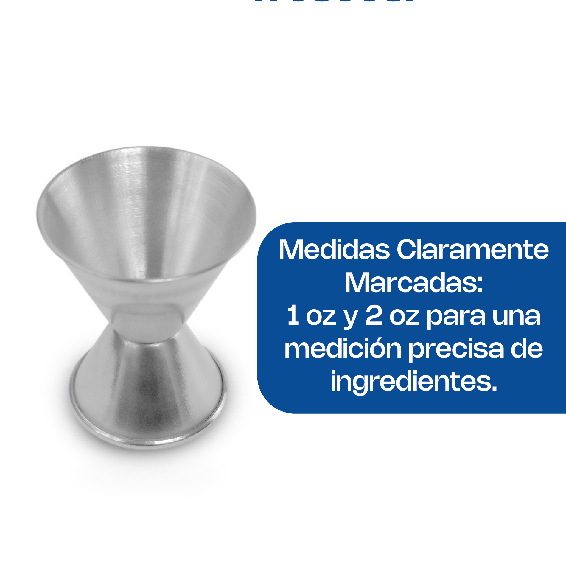 Foto 6 pulgar | Medidor Doble Para Bebidas Caledonia Jig-2 Acero Inoxidable, Mide 1 Oz Y 2 Oz, Duradero