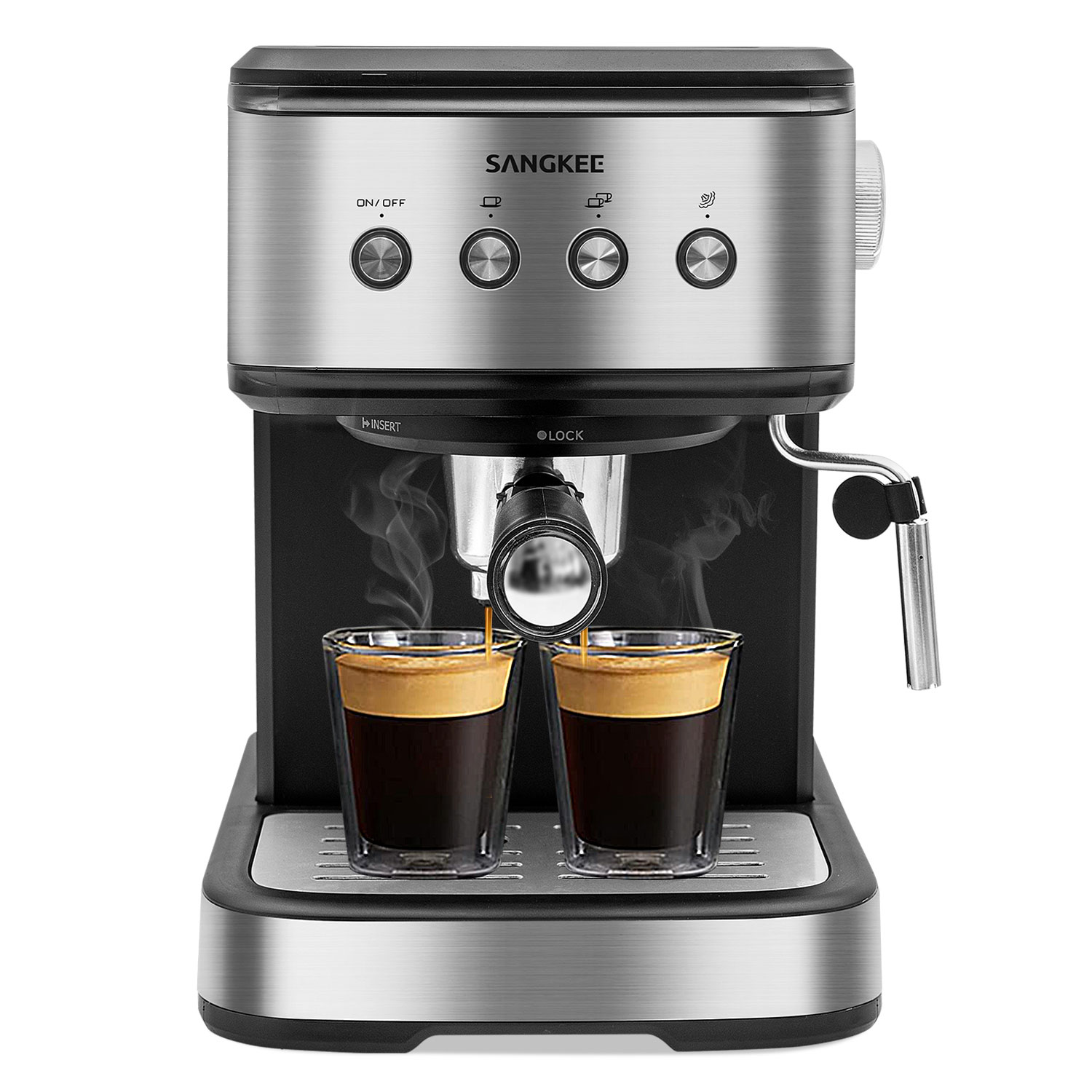Foto 1 | Máquina de Café Espresso y Capuchino Sangkee K100069