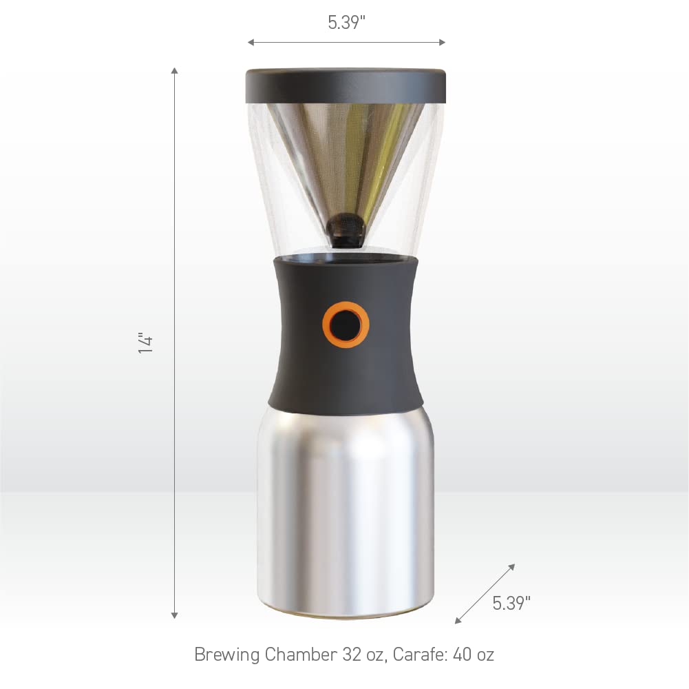 Foto 7 pulgar | Cafetera Cold Brew Asobu Coldbrew 1l De Acero Inoxidable - Venta Internacional.