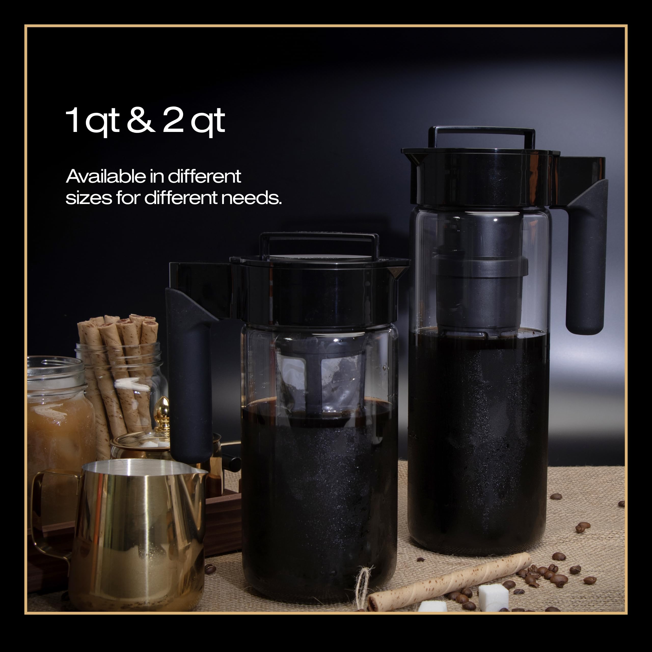Foto 4 pulgar | Cafetera Fría Takeya Glass 2.0 L Para Café Helado - Venta Internacional.