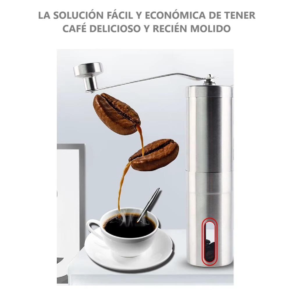 Foto 6 pulgar | Molinillo De Café Manual Happyware Acero Inoxidable