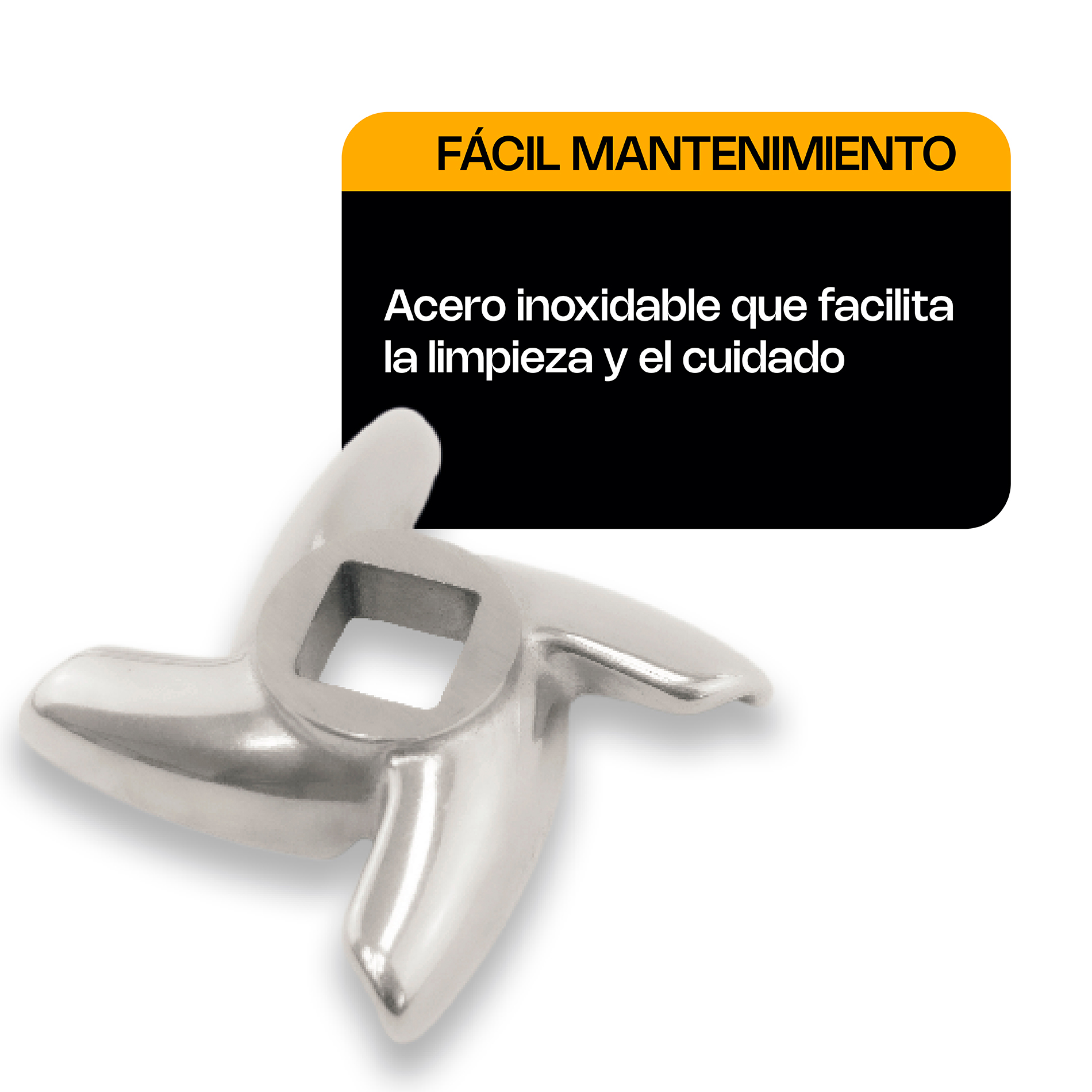 Foto 4 pulgar | Navaja Para Molino 12 Fabricada En Acero Inoxidable
