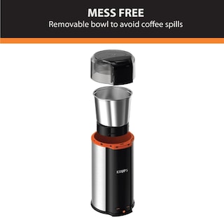 Foto 3 | Molinillo De Café Krups Ultimate Silent Vortex 90 Ml 240 W Plateado - Venta Internacional.
