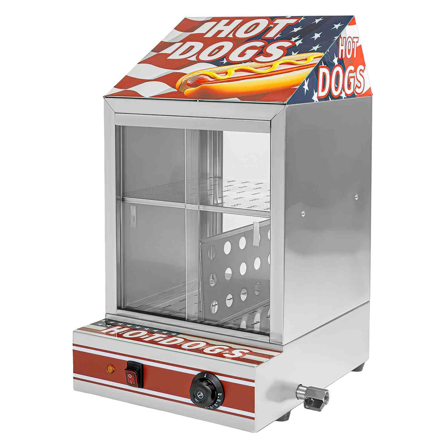Foto 8 pulgar | Vitrina Calentadora Vaporizadora Hot Dogs Salchichas 850w Gutstark Home