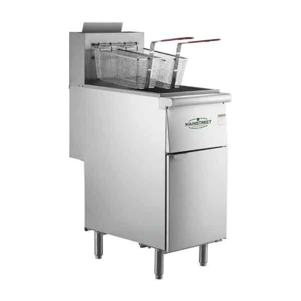 Freidora de Piso Main Street Equipment Ff40l