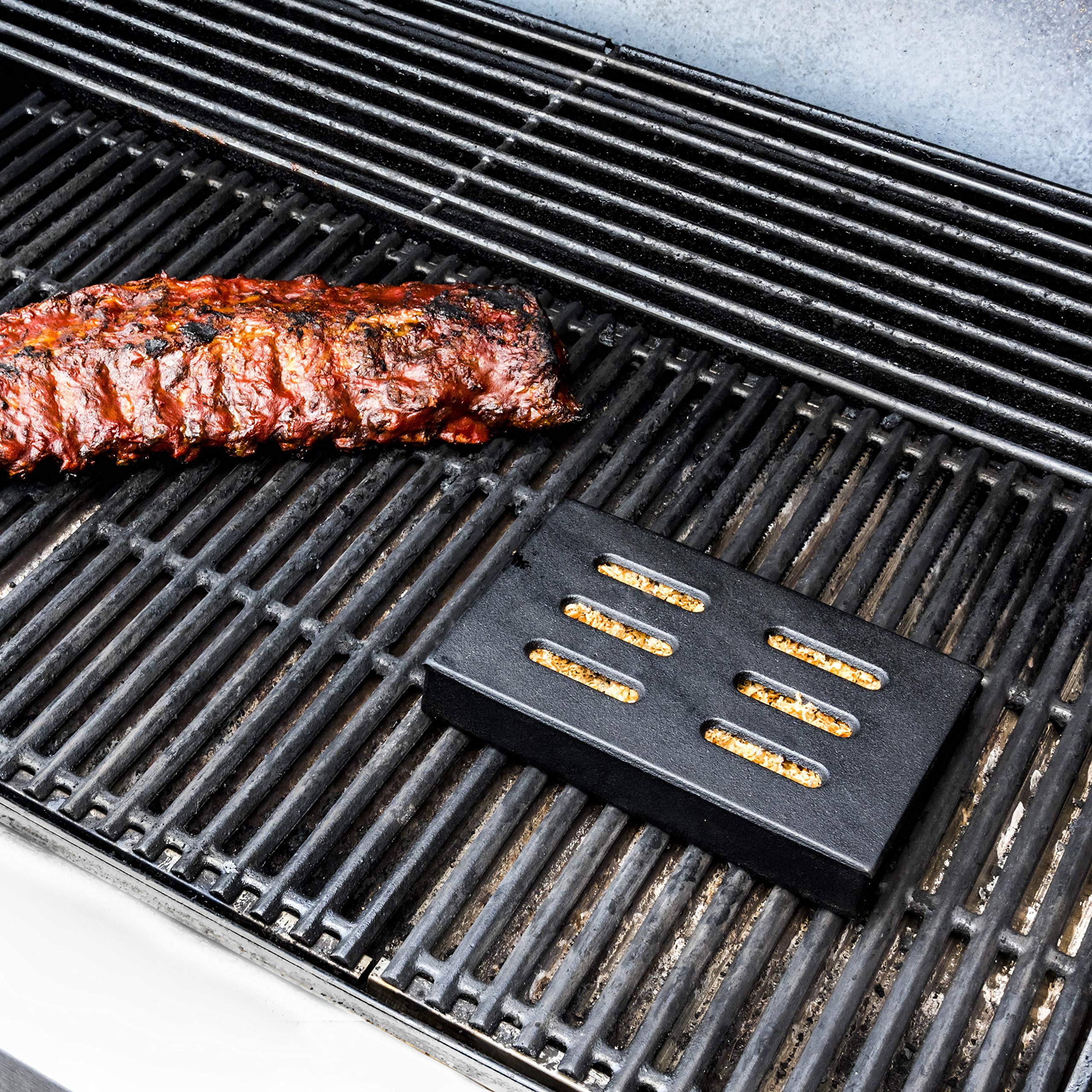 Foto 6 pulgar | Smoker Box Char-broil De Hierro Fundido De 20 Cm Para Parrilla Eléctrica O De Gas - Venta Internacional.