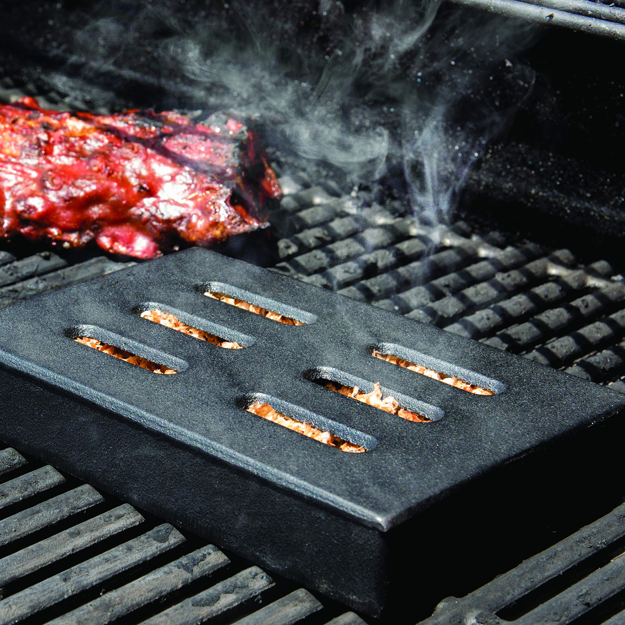 Foto 7 pulgar | Smoker Box Char-broil De Hierro Fundido De 20 Cm Para Parrilla Eléctrica O De Gas - Venta Internacional.