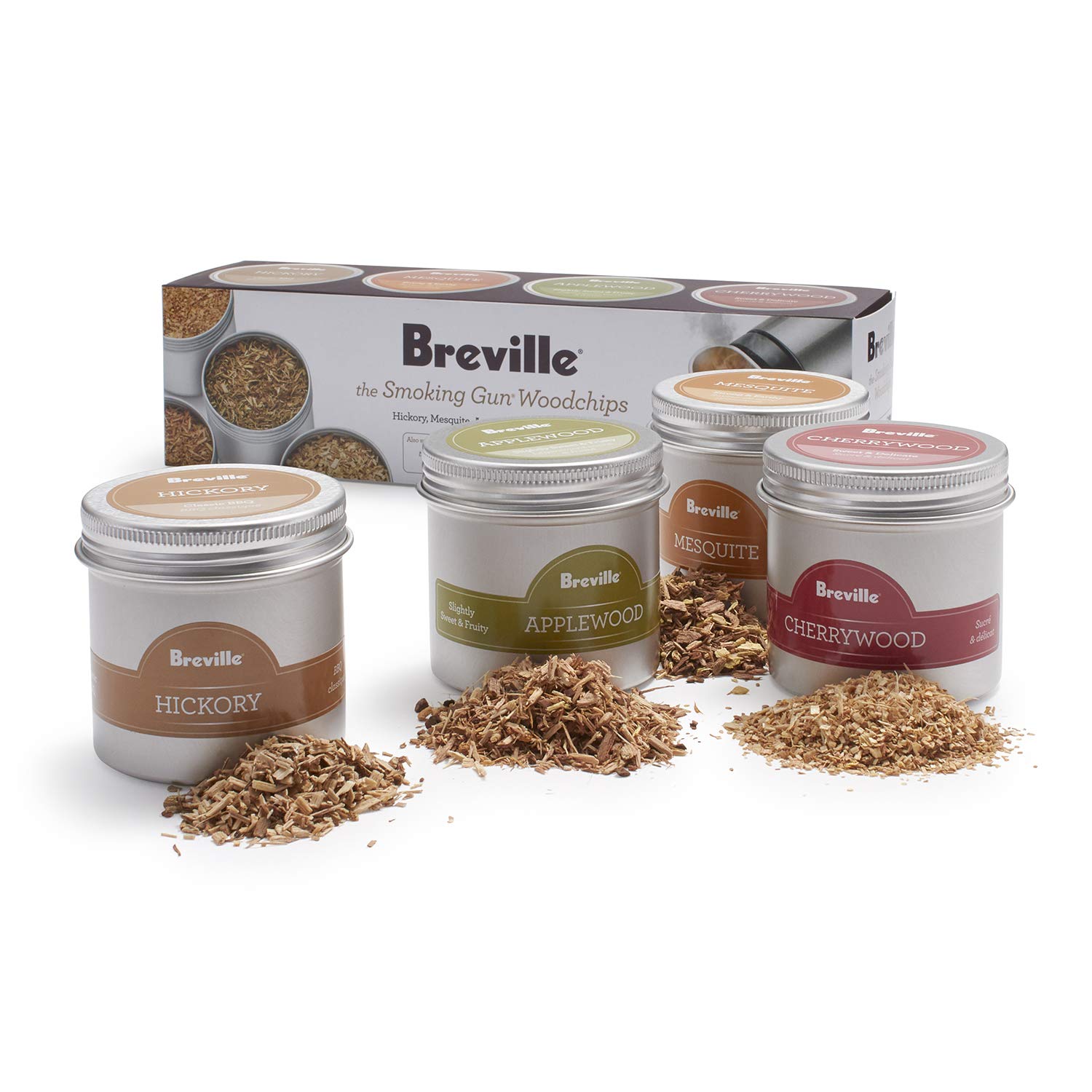 Kit Smokehouse Breville Astillas de Madera para Ahumar - Venta Internacional