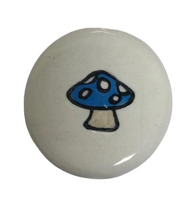 Foto 2 pulgar | Soporte Para Cigarrillos De Cerámica Con Forma De Piedra Ahumada, Color Azul - Venta Internacional.