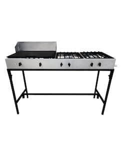 Foto 1 | Plancha con Parrilla de 4 Quemadores Mindejal 140 Acero