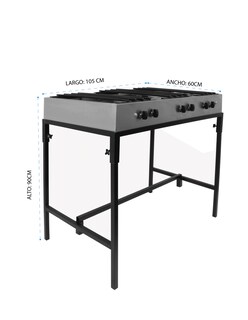 Foto 2 | Parrilla de 6 Quemadores Mindejal Mp6q Acero Inoxidable