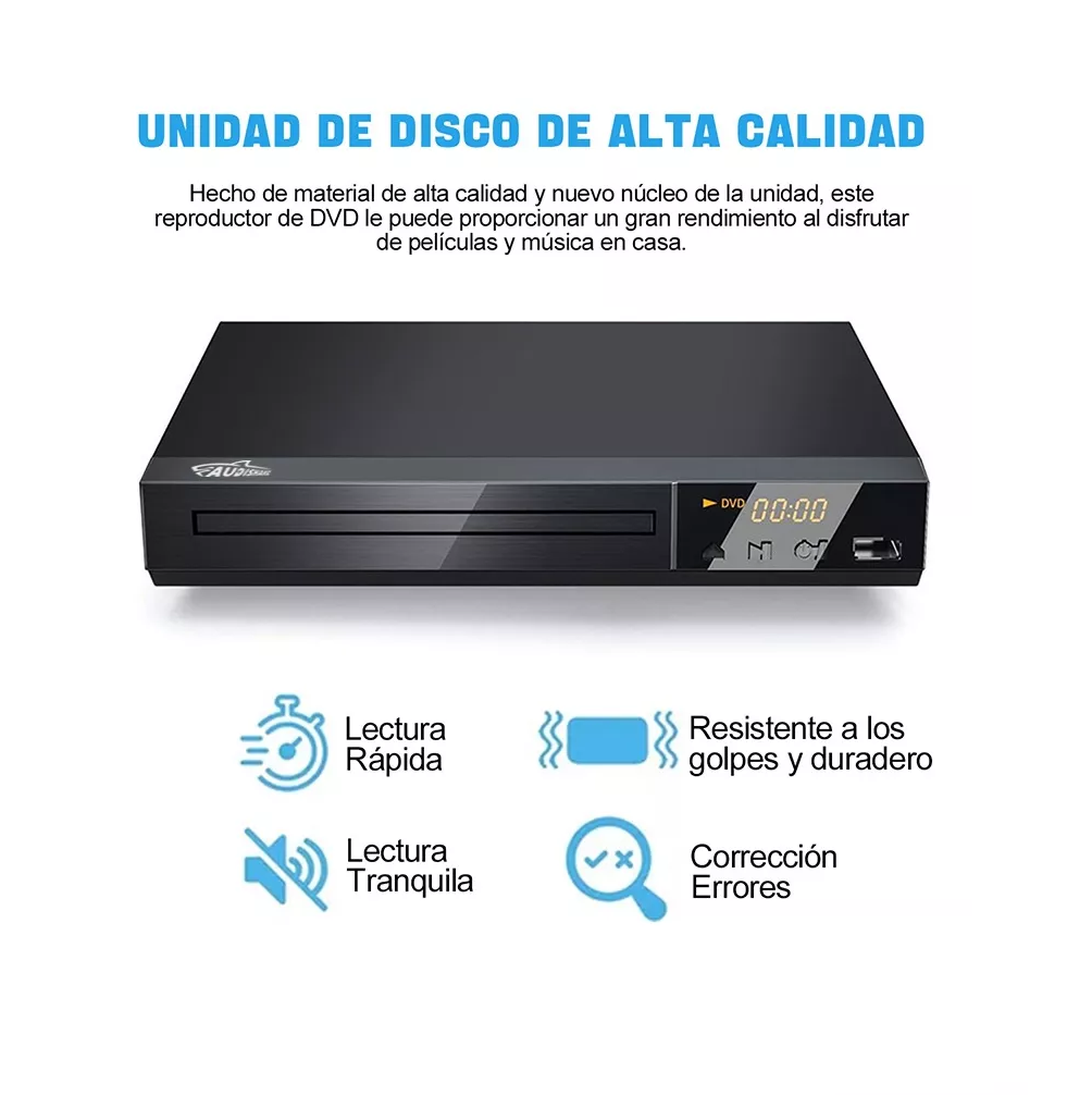 Foto 3 pulgar | Reproductor De Dvd Para Tv Con Hdmi Hd 1080p