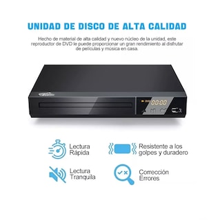 Foto 2 | Reproductor De Dvd Para Tv Con Hdmi Hd 1080p