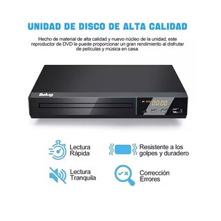 Foto 2 | Reproductor de DVD para Tv con HDMI HD 1080p