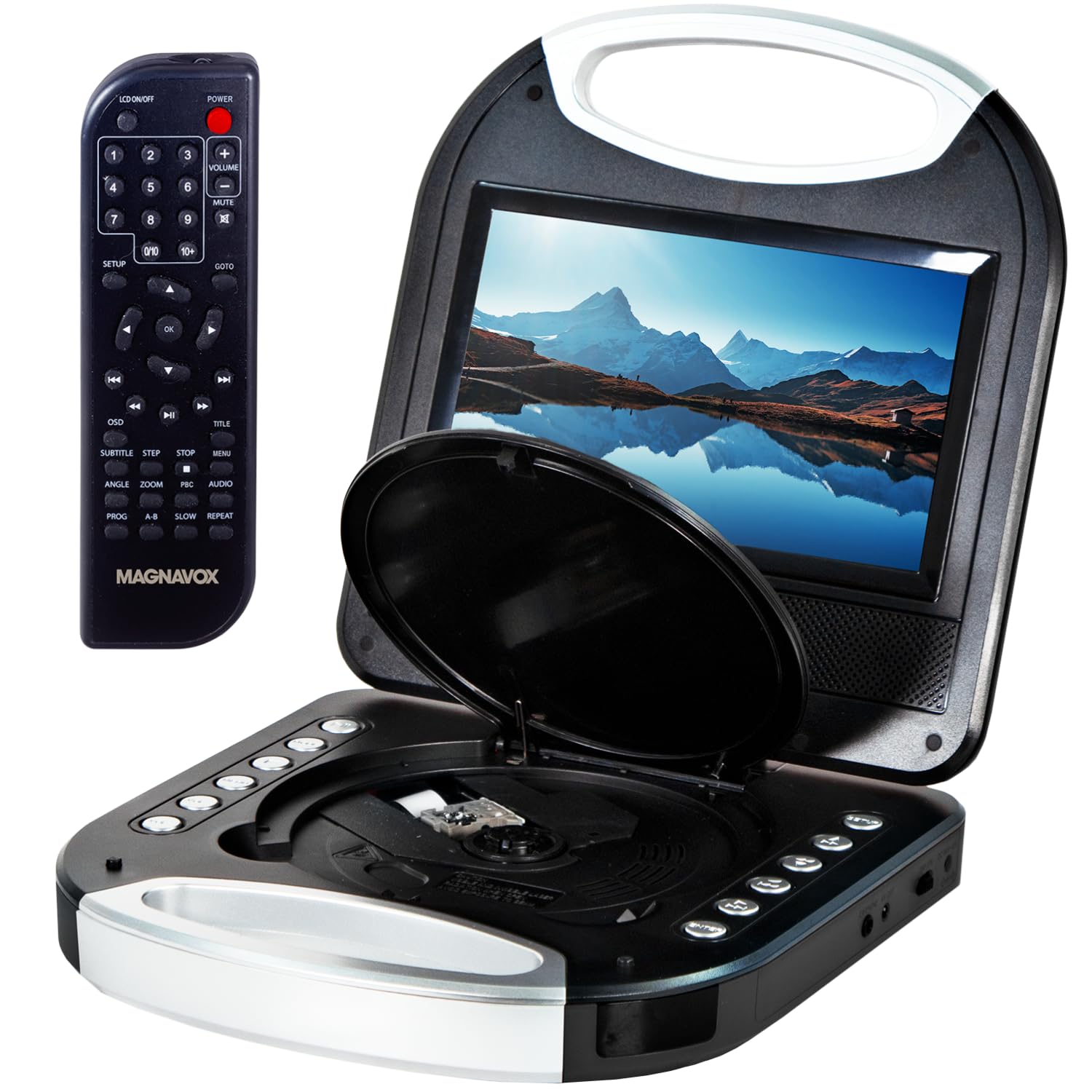 Reproductor Portátil De Dvd/cd Magnavox Mtft750-bk Tft De 7 Pulgadas - Venta Internacional.