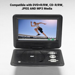 Foto 6 | Reproductor Portátil De Dvd/multimedia Onn 10 Con Batería De 5 Horas, Rojo - Venta Internacional.