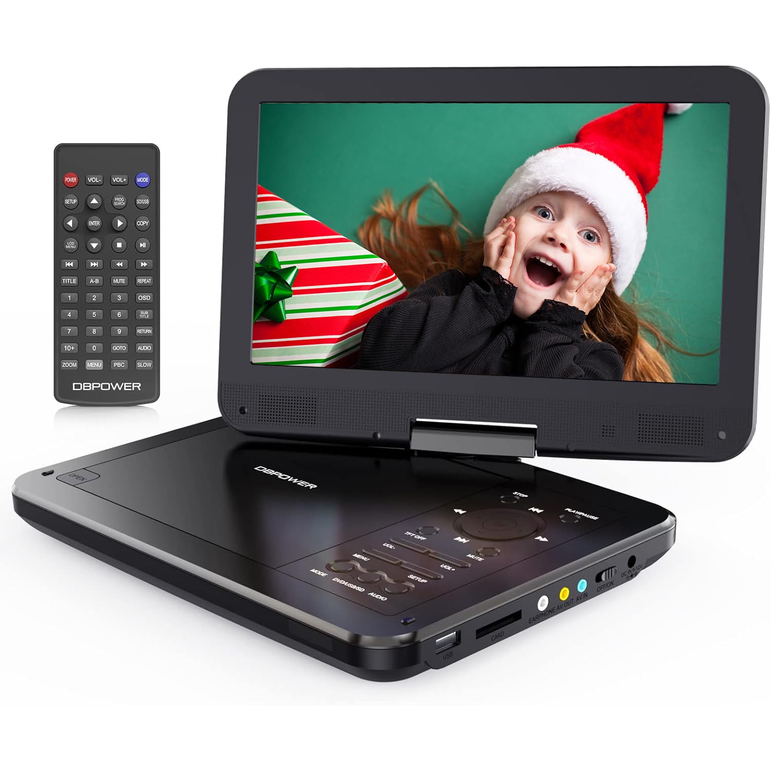 Foto 1 | Reproductor De Dvd Portátil Dbpower 12 Con Batería De 5 Horas Y Pantalla De 10 Pulgadas - Venta Internacional.