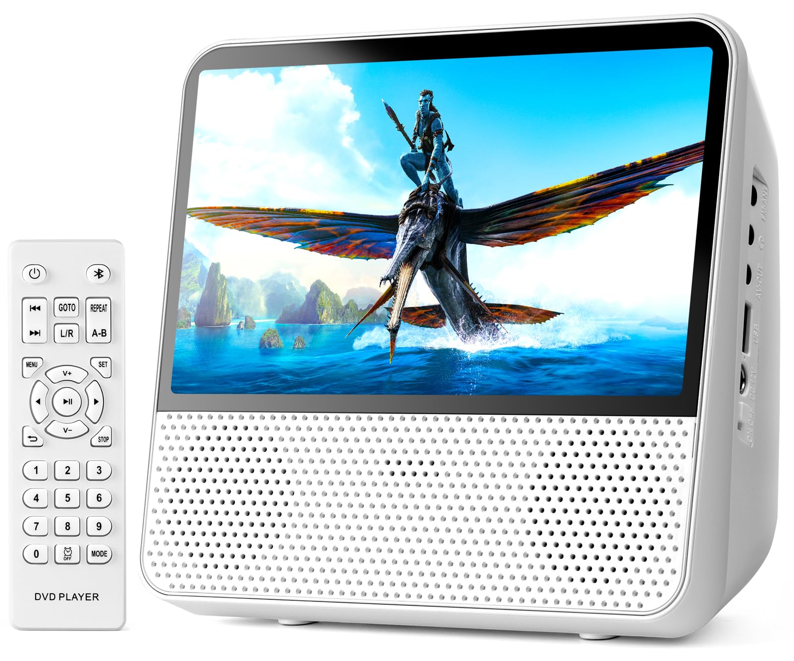 Foto 2 pulgar | Reproductor Dvd Portátil Roadom 9.8 7'' Hd 1024x600 Bluetooth - Venta Internacional.