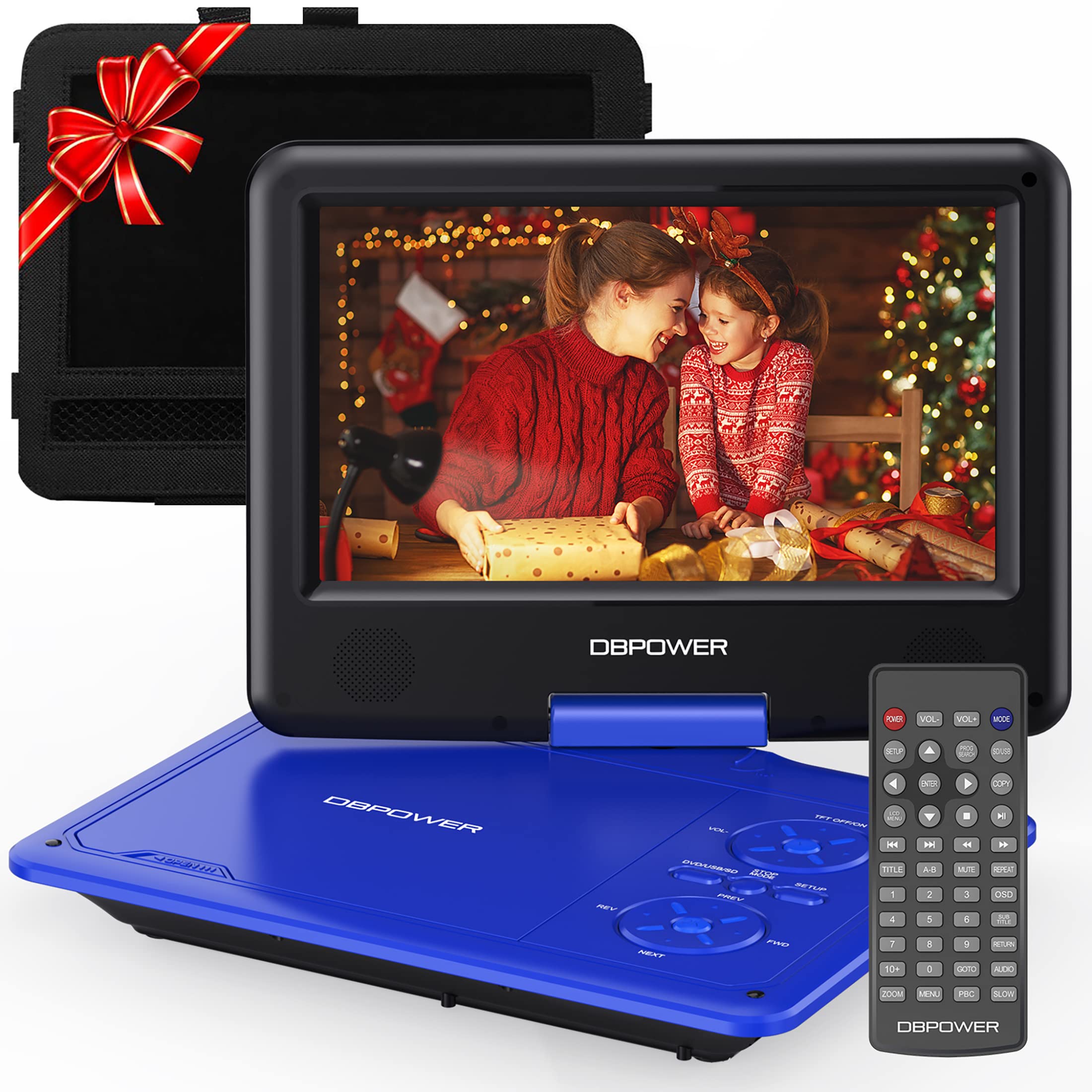 Foto 1 | Reproductor De Dvd Portátil Dbpower 11.5 Azul Con Batería De 5 Horas - Venta Internacional.