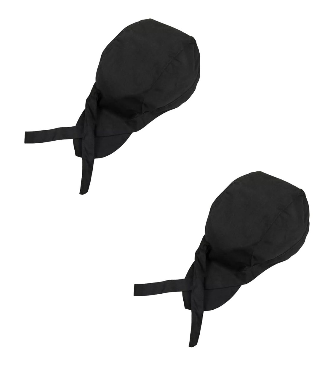 Foto 2 pulgar | Gorro de Chef Belug color Negro Unisex 2 Piezas