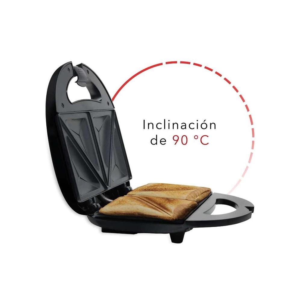 Foto 6 | Sandwichera Eléctrica Con Plancha Antiadherente Rca Rc-204 Negro