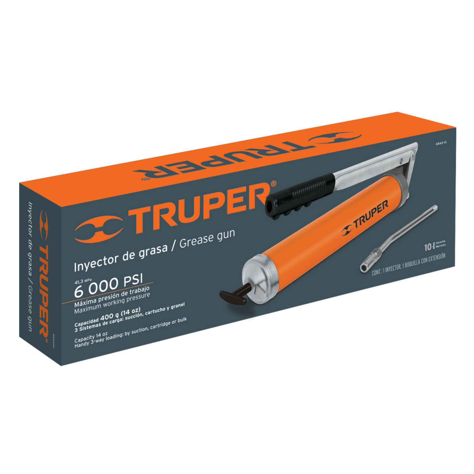 Foto 2 | Inyector de Grasa Truper 14 Oz 6000 Psi