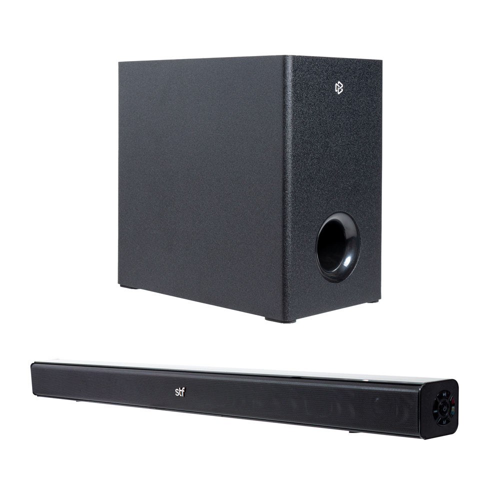 Barra de Sonido Bocina Stf Blade Max  2.1 Subwoofer Inalámbrico Audio Óptico 60w