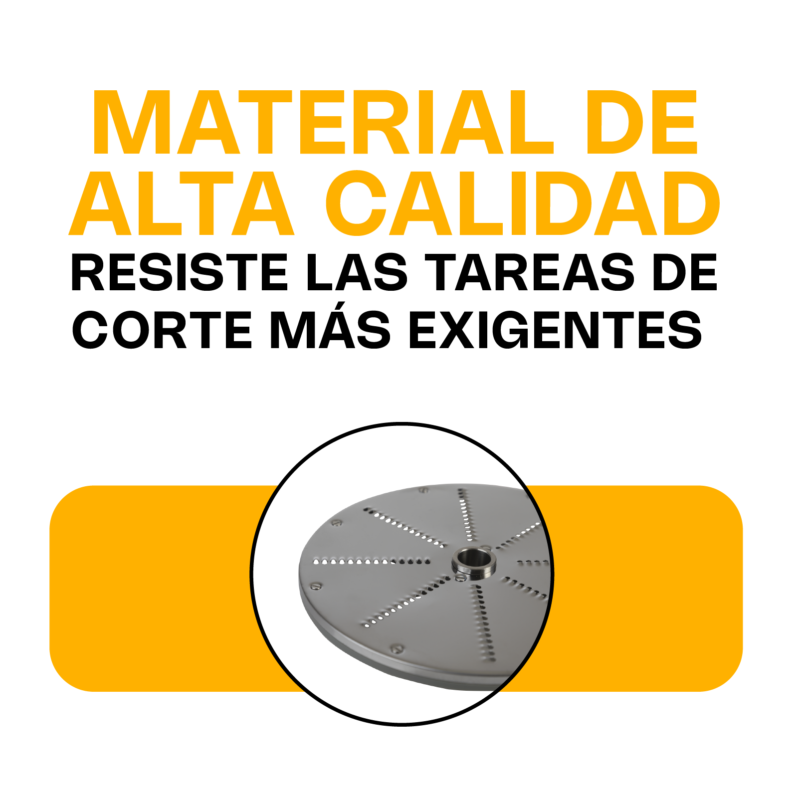 Foto 5 pulgar | Disco para Procesadora de Alimentos Rhino de Acero Inoxidable