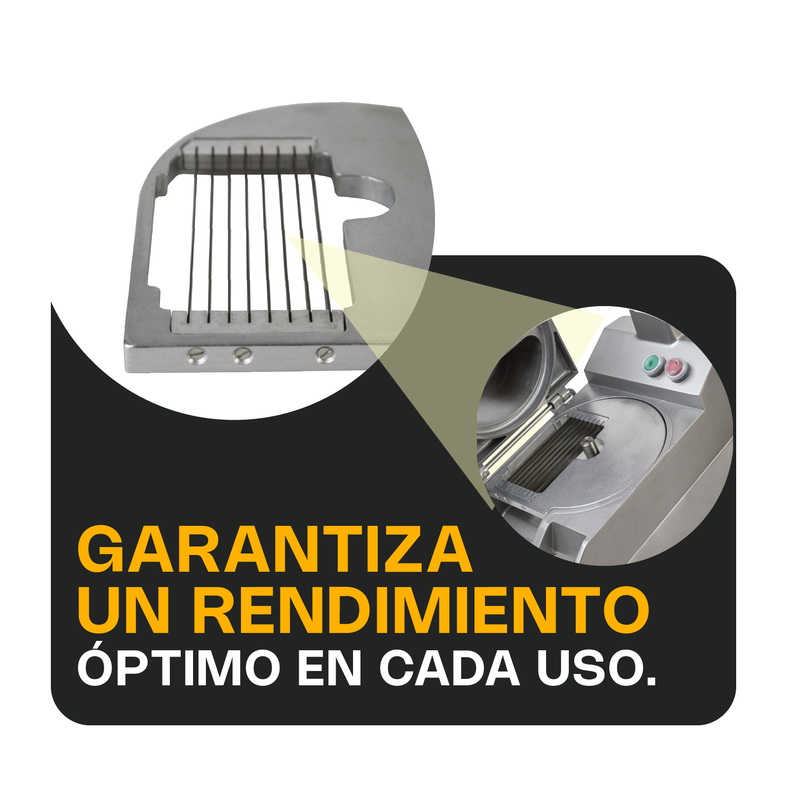Foto 4 pulgar | Disco para Procesadora de Alimentos Rhino de Acero Inoxidable