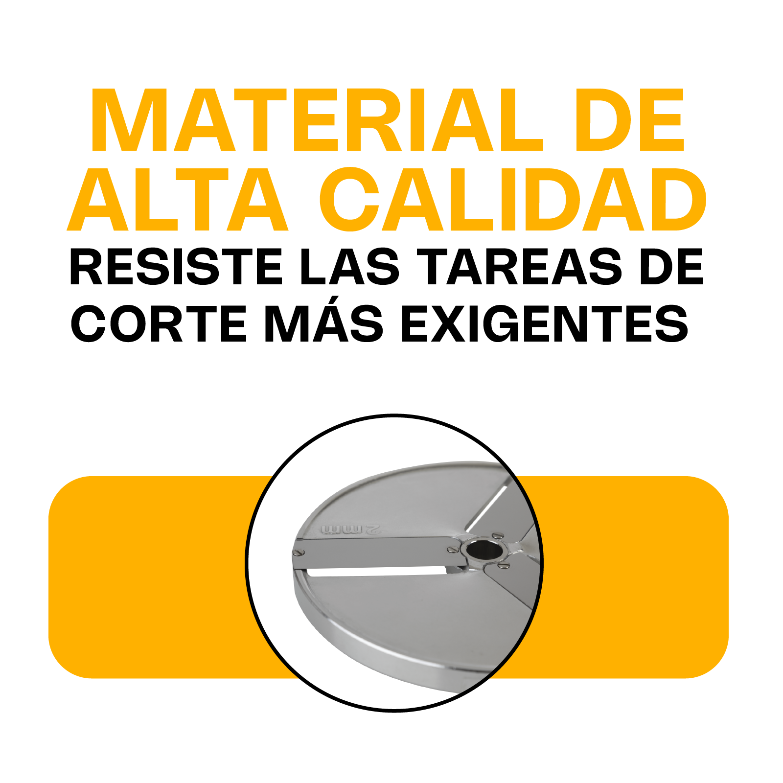 Foto 3 pulgar | Disco para Procesadora de Alimentos Rhino de Acero Inoxidable