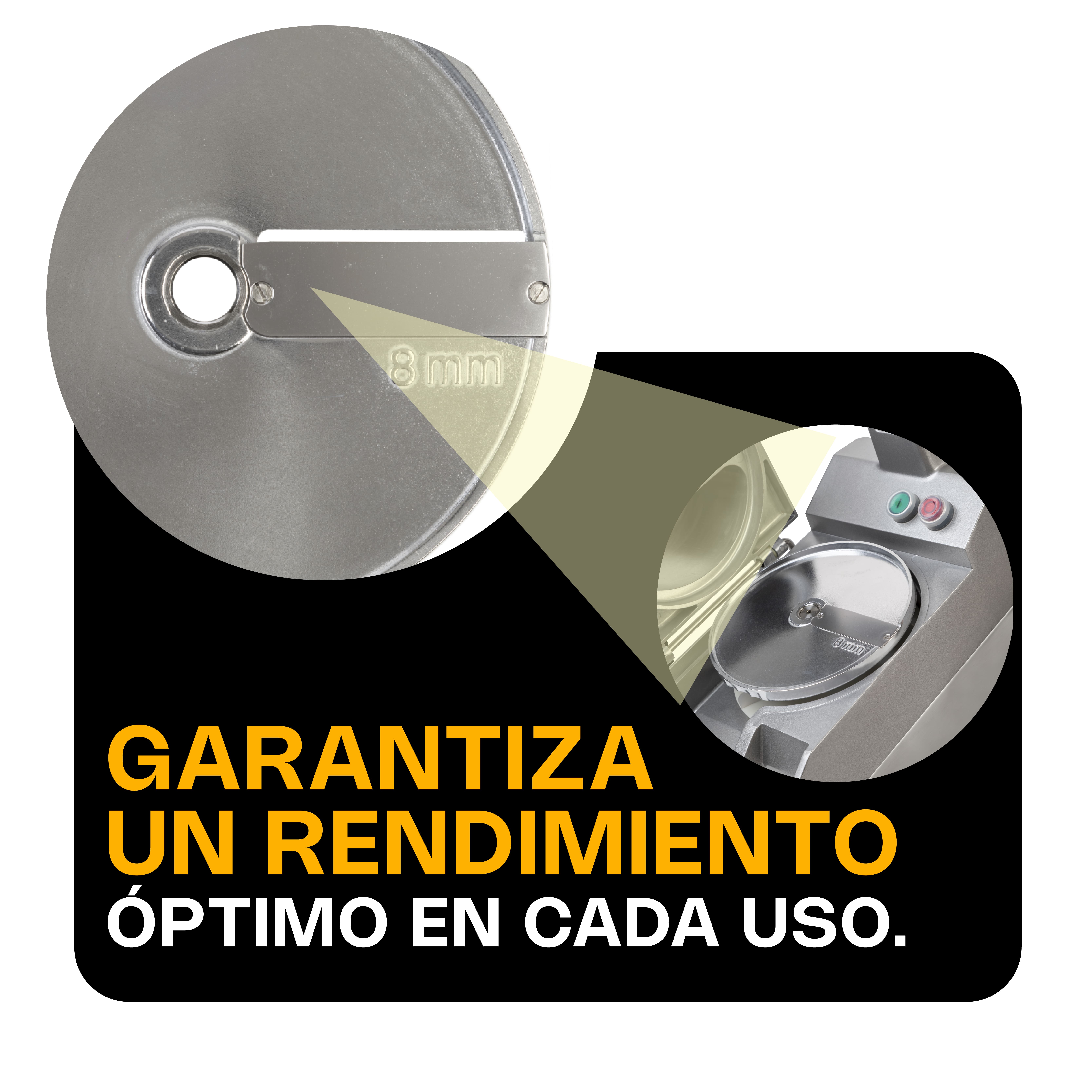 Foto 4 pulgar | Disco para Procesadora de Alimentos Rhino de Acero Inoxidable