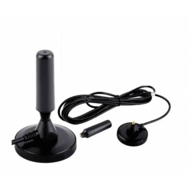 Foto 4 pulgar | Antena De Tv Digital Hd De 3,5 Dbi Para Interiores Con Cable De 4,3 M, Color Negro - Venta Internacional.