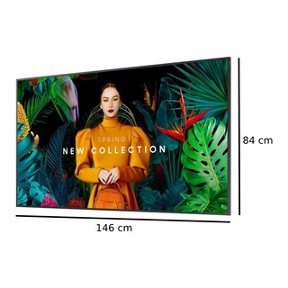 Foto 7 | Pantalla Samsung Lh65qm 65'' Crystal Uhd Wi-fi Negro