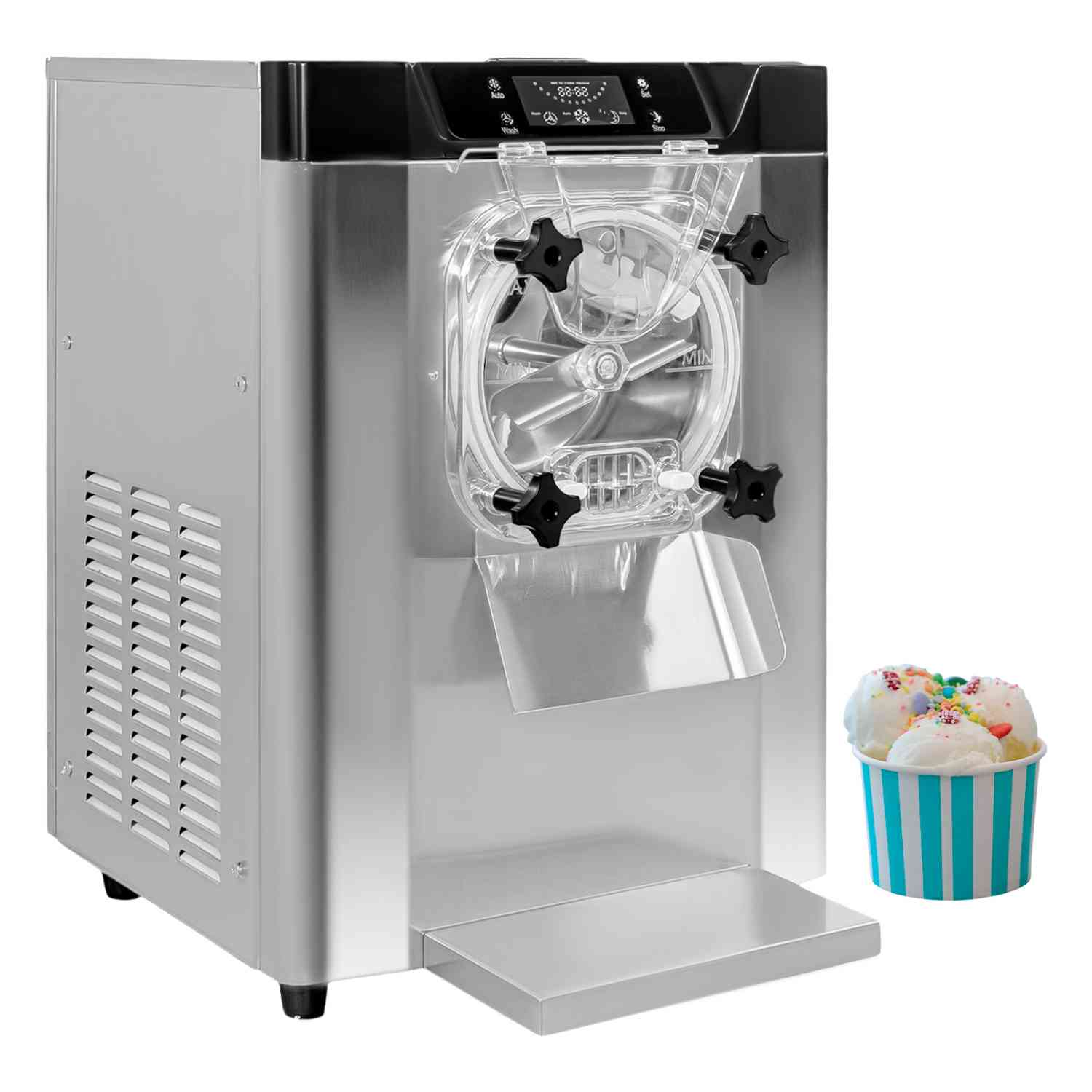 Foto 3 pulgar | Maquina Helado Nieve Duro Industrial 15l Sobre Mesa 1400w Gutstark Home