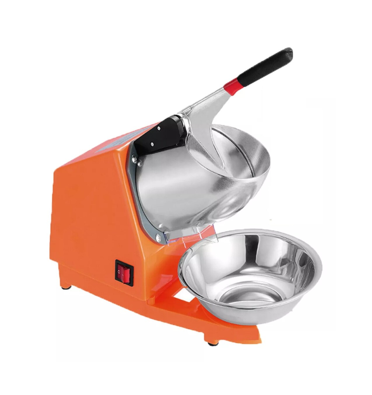 Maquina Raspados Triturador Hielo Triturador Cuchillo Doble Rojo/plata $1,799