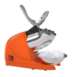 Foto 1 | Maquina Raspados Triturador Hielo Triturador Cuchillo Doble Rojo