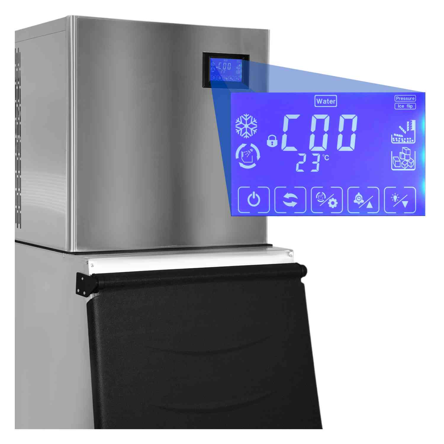 Foto 6 pulgar | Maquina De Hielo Industrial Comercial 200kg 900w Automática Gutstark Home