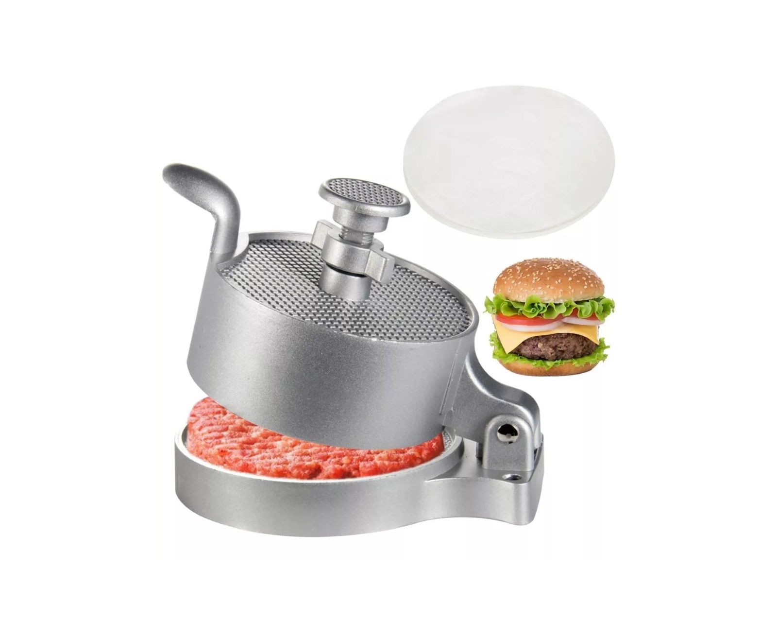 Foto 4 | Prensa para Hamburguesa de 11.5cm Grosor Ajustable
