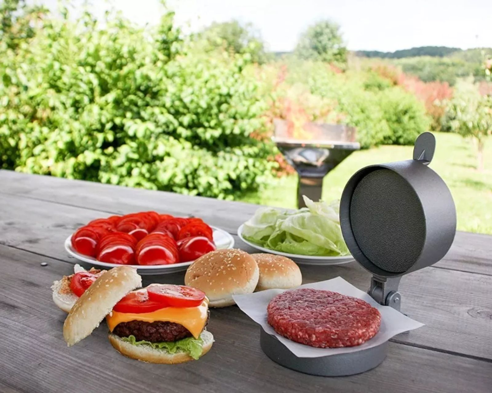 Foto 6 | Prensa para Hamburguesa de 11.5cm Grosor Ajustable