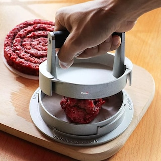 Foto 2 | Prensa Manual de Acero para Hamburguesas con Ajuste de Grosor