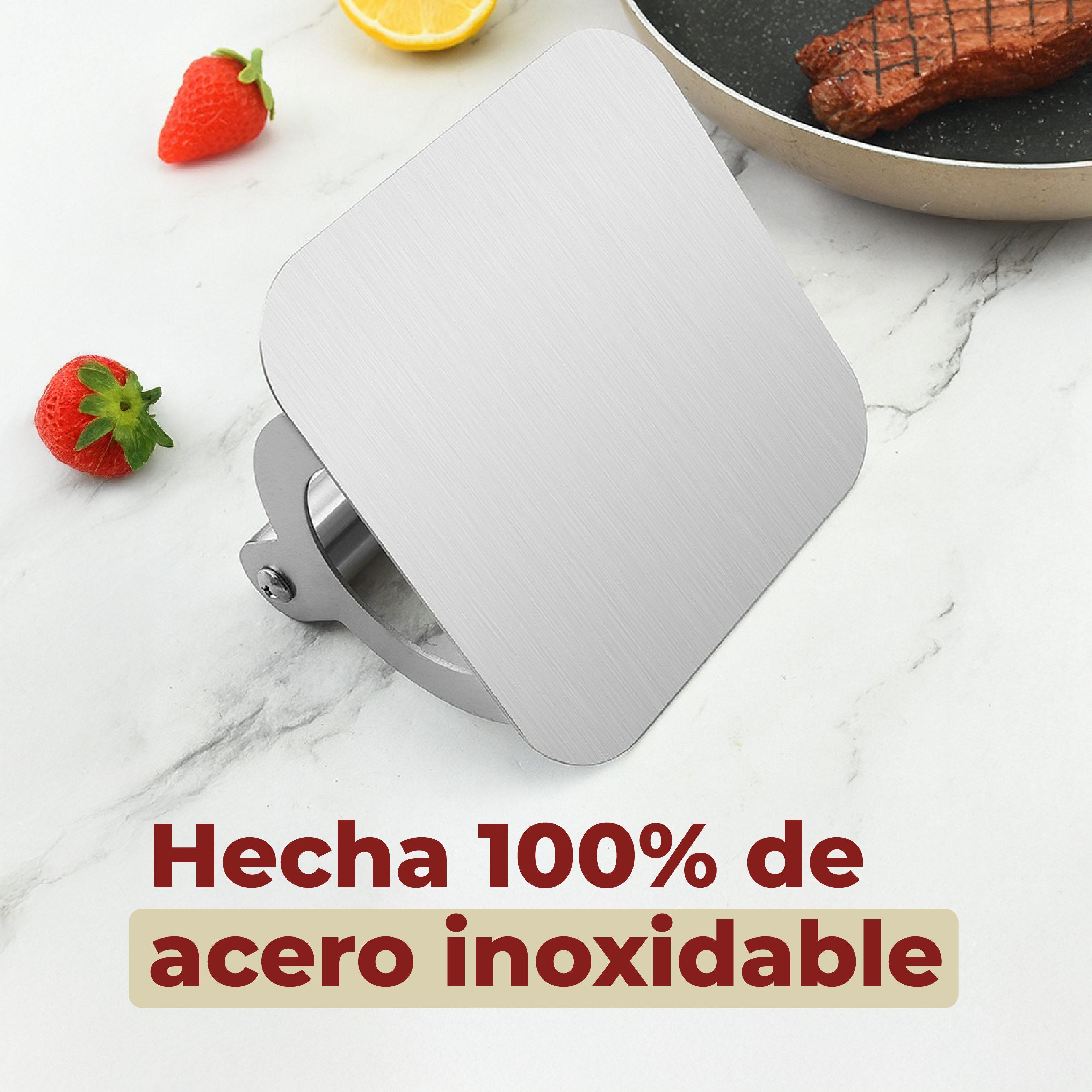 Foto 4 pulgar | Prensa de Hamburguesas de 13.8 cm Antiadherente Multifuncional