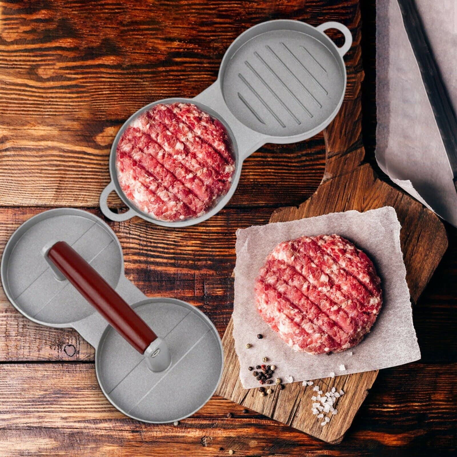 Foto 2 | Herramienta Doble Para Hacer Hamburguesas Estink Burger Press - Venta Internacional.