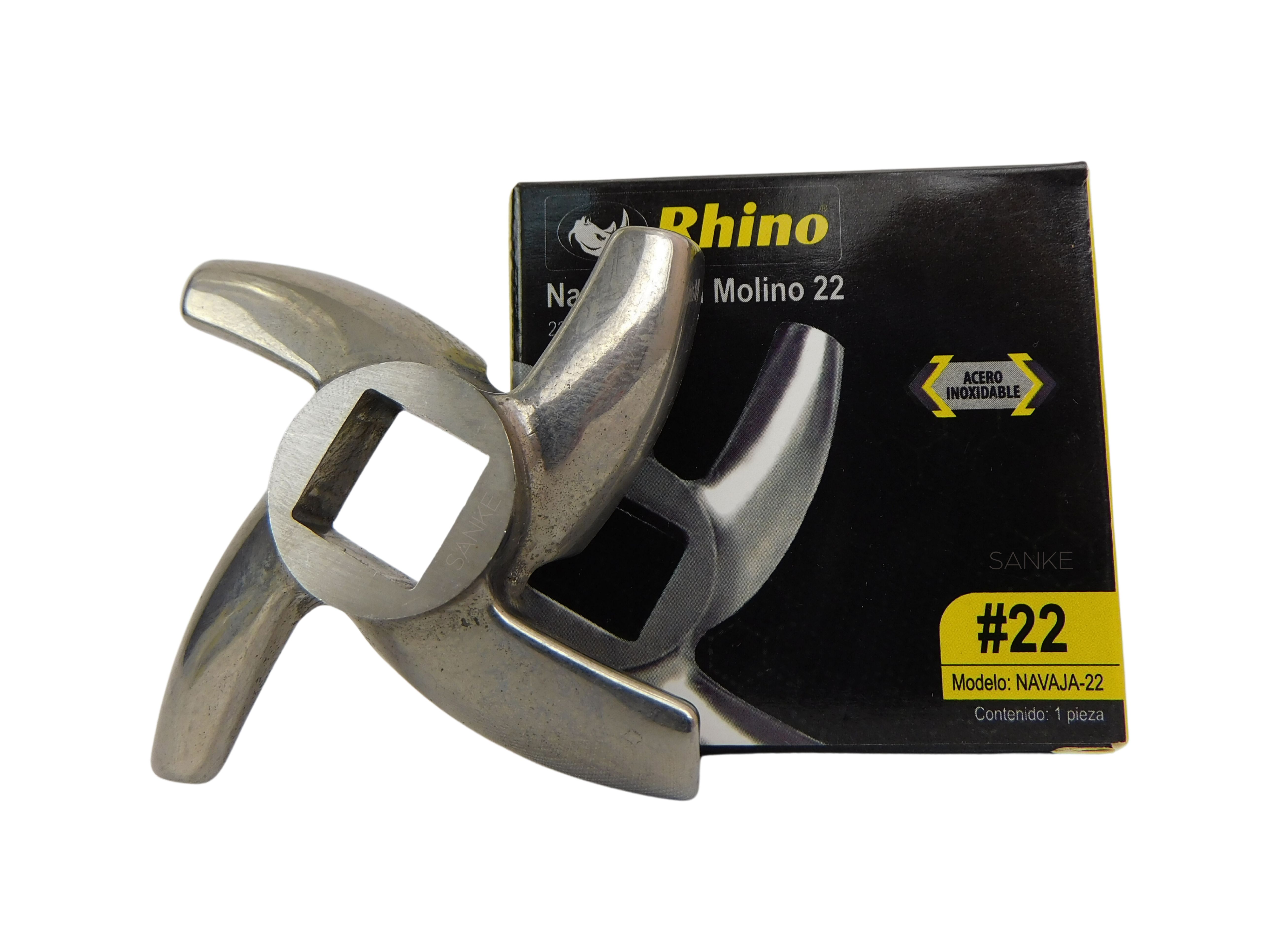 Foto 3 | Navaja Rhino para Molino de Acero Inoxidable