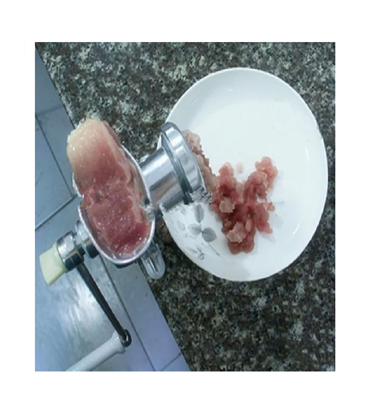 Foto 4 | Molino para Carne BELUG color Plata Manual de Hierro con Cuchilla