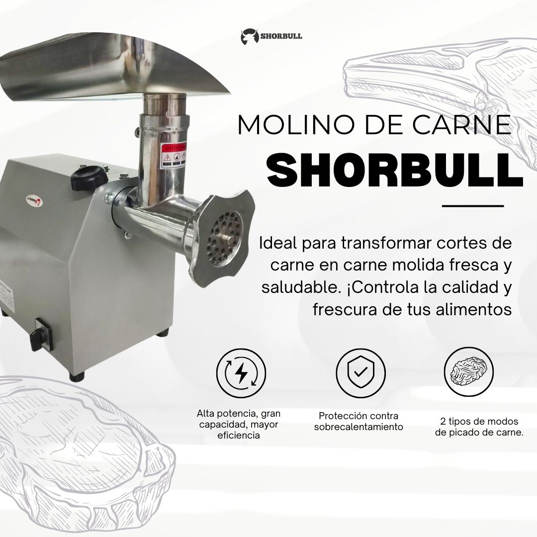 Foto 2 | Molino De Carne Shorbull 110v