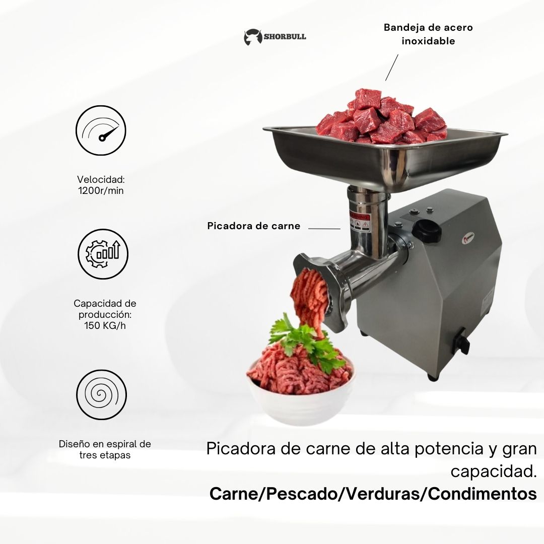 Foto 5 pulgar | Molino De Carne Shorbull 110v