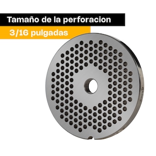 Foto 4 | Cedazos Para Molinos De Carne Rhino Ceda32-4.5 3/16'' En Acero Inoxidable Grado Alimenticio Para Molino #32, Alta