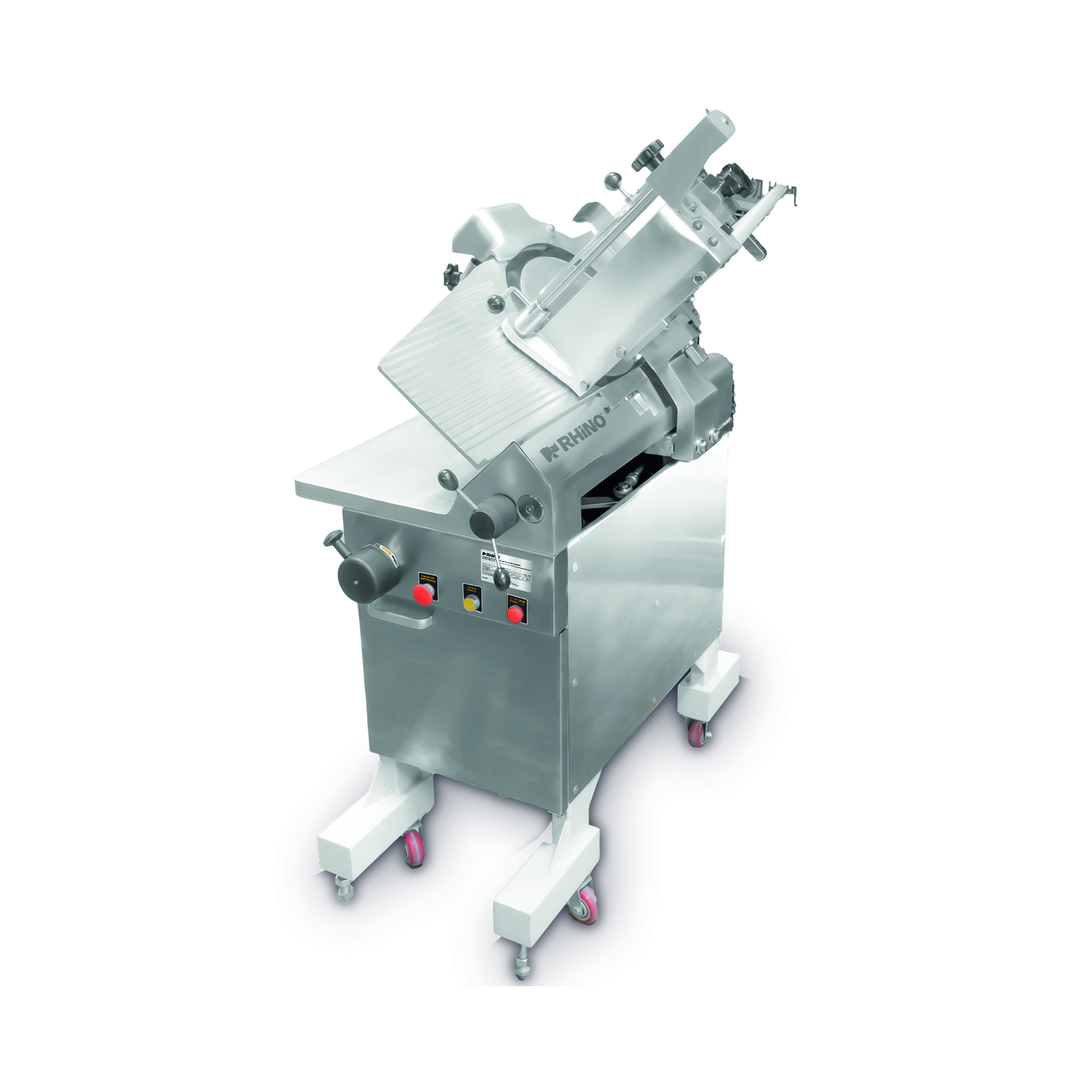 Rebanadora de Carne Automática Rhino Rebac-363 Cuchilla de 36.3 cm Cortes Ajustables