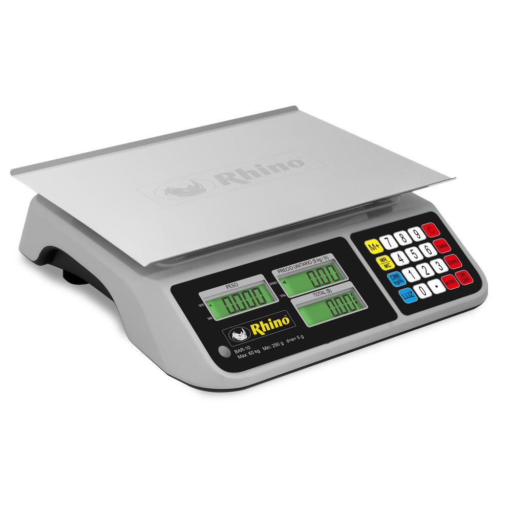 Báscula Electrónica Multifunción Bar-10 Rhino $2,119