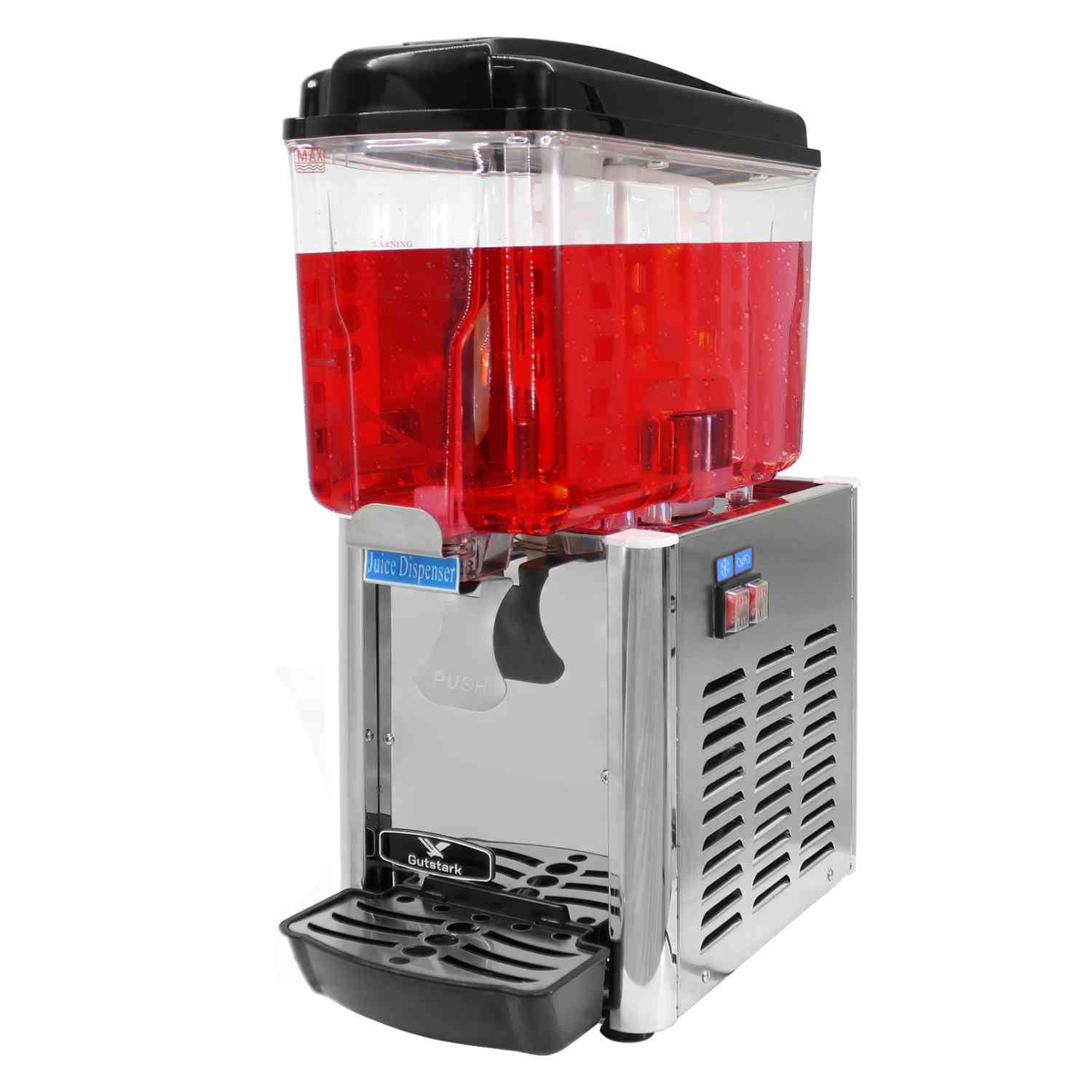 Dispensador de Agua Fría Gutstark MKZ-DISPENSA1TAN color Plata 18L 1 Tanque